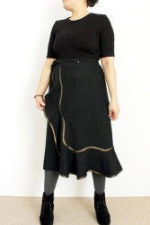Pattern wrap skirt CESAR