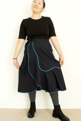 Pattern wrap skirt CESAR 2