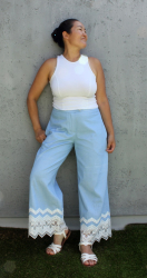 Schnittmuster komfortabler Hose BLUE